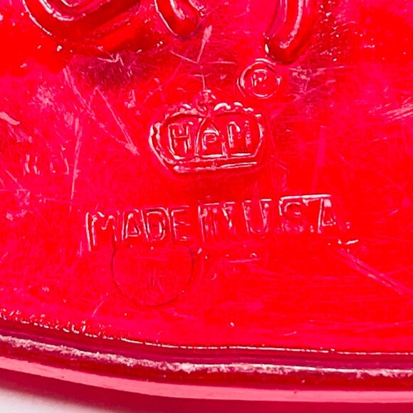 Vintage HRM Red Happy Easter Egg Cookie Cutter Made In USA - Picture 2 of 4